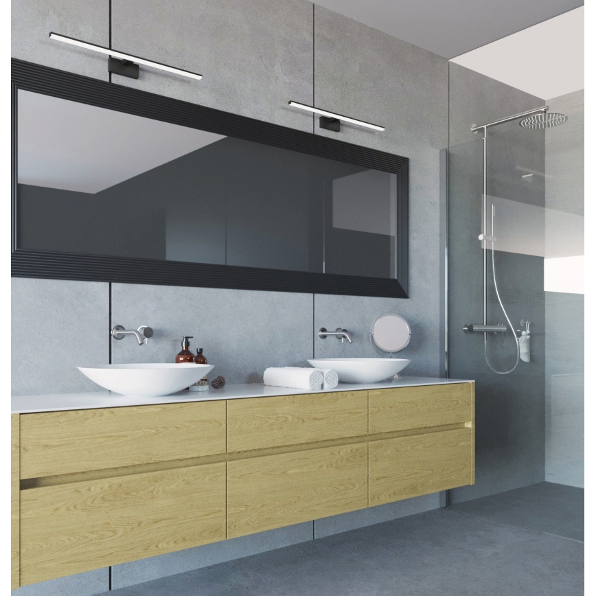 Iluminación LED para espejo de baño ASTEN LED/15W/230V IP44 negro