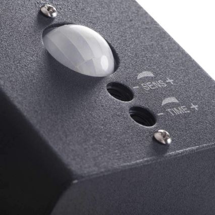 Kanlux 29011 - Aplique exterior con sensor VADRA 1xE27/11W/230V IP44