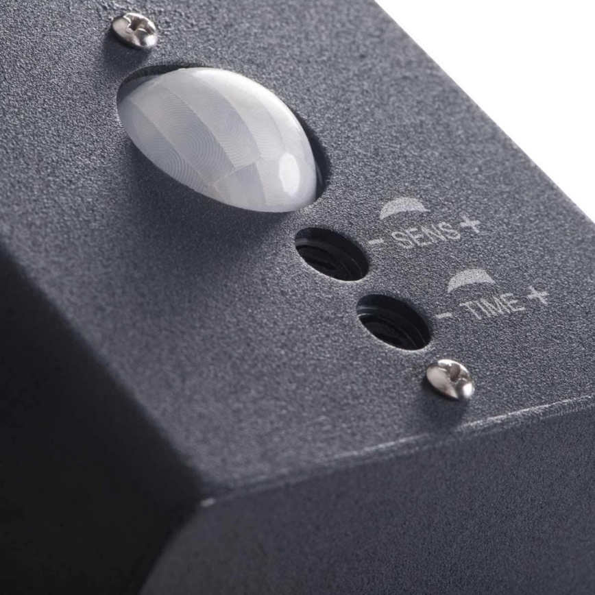 Kanlux 29011 - Aplique exterior con sensor VADRA 1xE27/11W/230V IP44