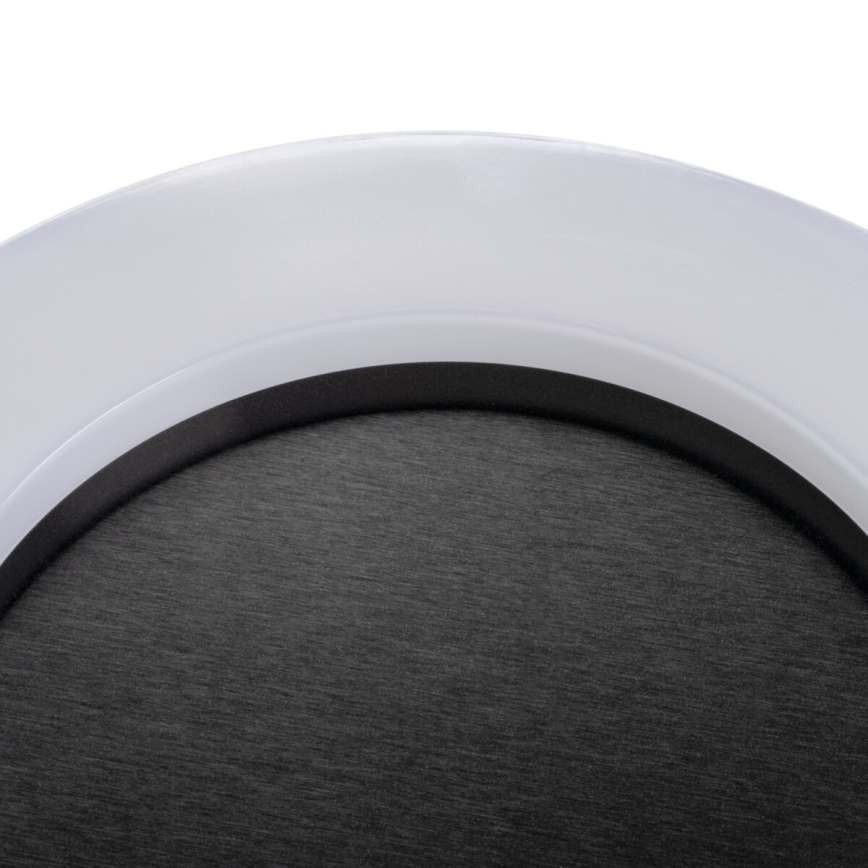 Plafón LED de exterior TURA LED/15W/230V 4000K IP54 negro