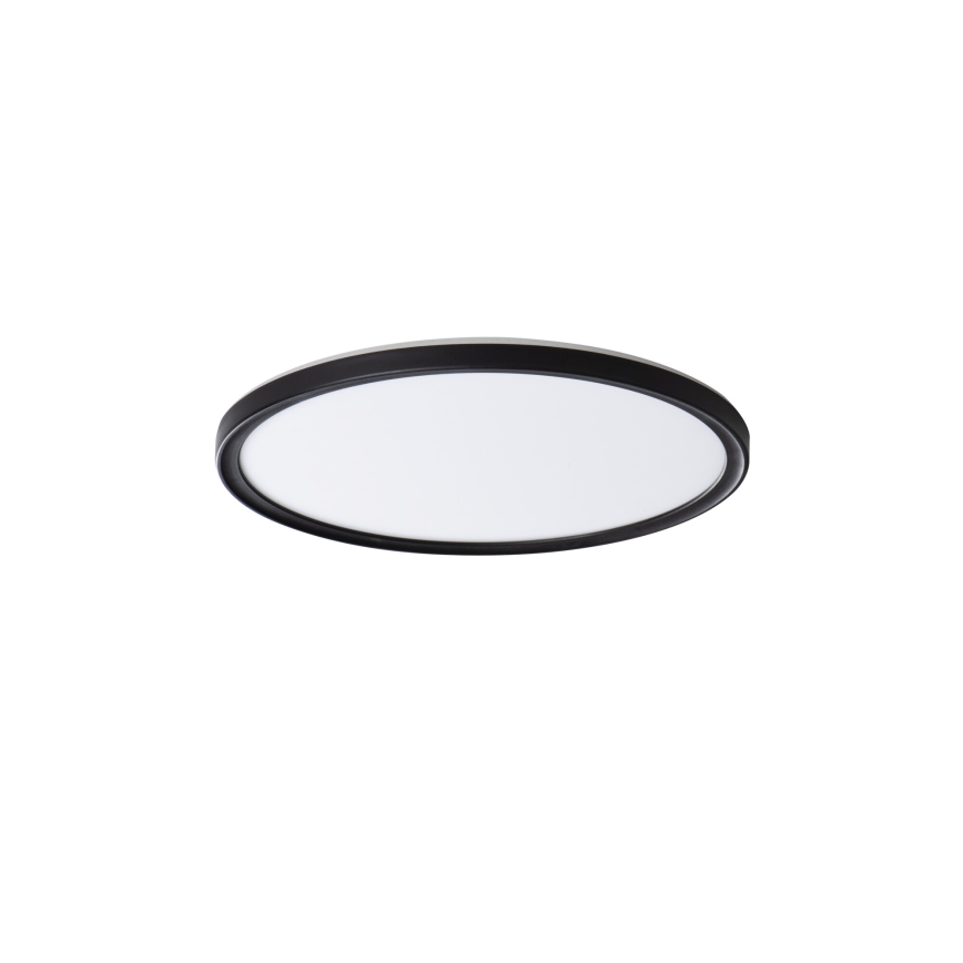 Plafón LED de baño AZPO LED/11,8W/230V diá. 22,5 cm IP54 negro