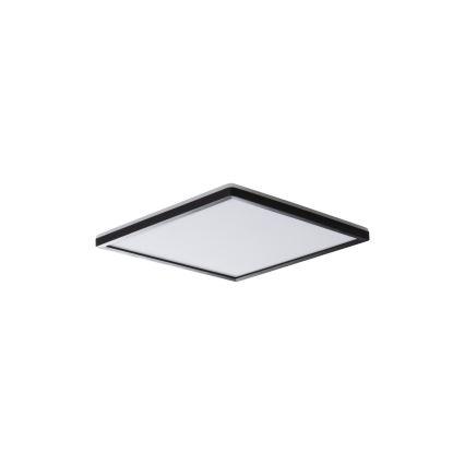 Plafón LED de baño AZPO LED/12,3W/230V IP54 negro