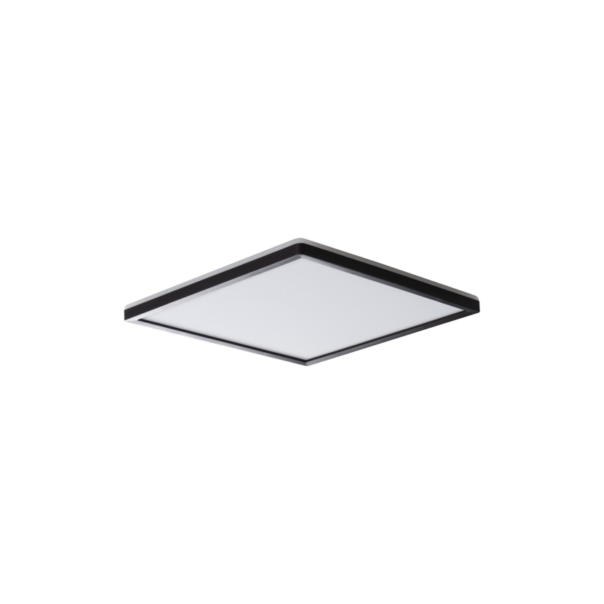 Plafón LED de baño AZPO LED/12,3W/230V IP54 negro