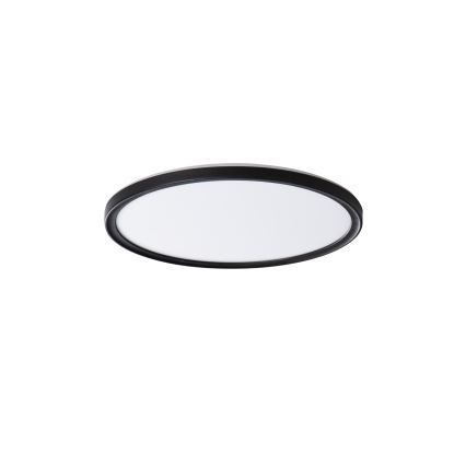 Luminaria de techo LED AZPO LED/11,8W/230V 3000/4000/6000K Ø 22,5 cm IP54 negra