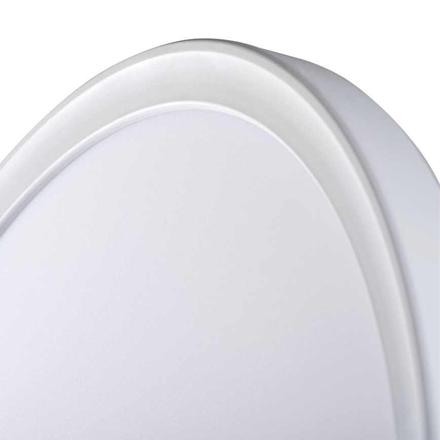 Plafón LED AZPO, 22W/230V, 3000/4000/6000K, Ø 42 cm, IP54, blanco