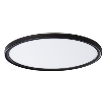 Lámpara de techo LED AZPO LED/22W/230V 3000/4000/6000K Ø 42 cm IP54 negra