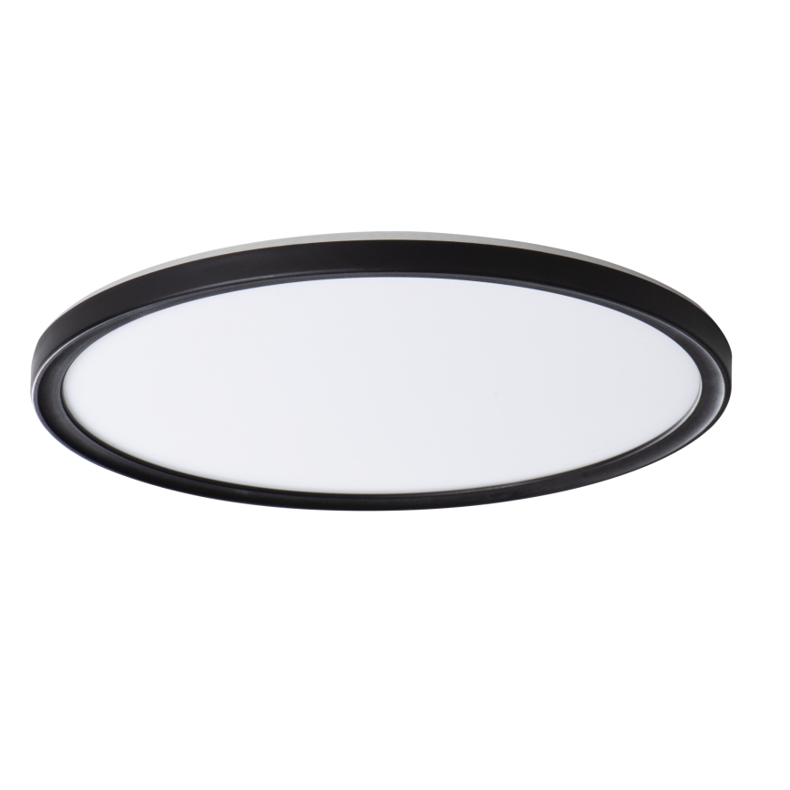 Lámpara de techo LED AZPO LED/22W/230V 3000/4000/6000K Ø 42 cm IP54 negra