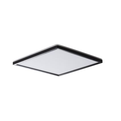 Plafón LED de techo AZPO LED/17,5W/230V 3000/4000/6000K 30x30 cm IP54 negro