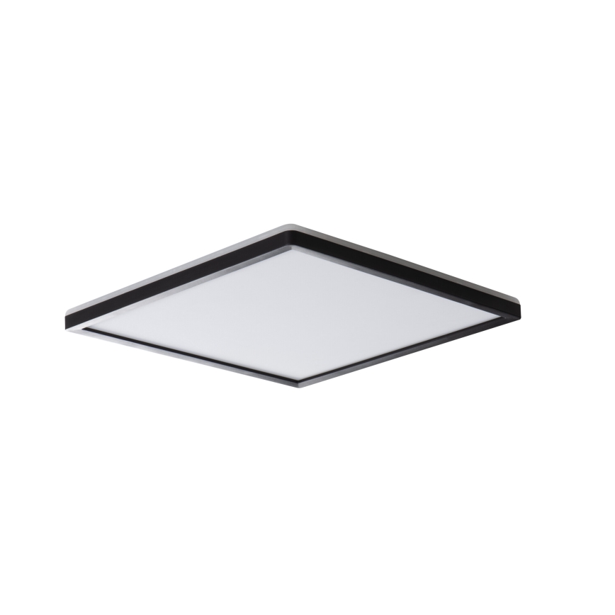 Plafón LED de techo AZPO LED/17,5W/230V 3000/4000/6000K 30x30 cm IP54 negro