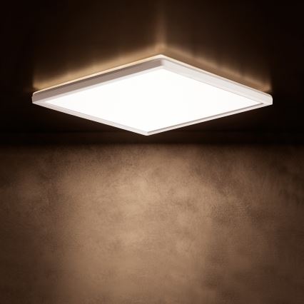 Luminaria de techo LED AZPO LED/22W/230V 3000/4000/6000K 42x42 cm IP54 blanco