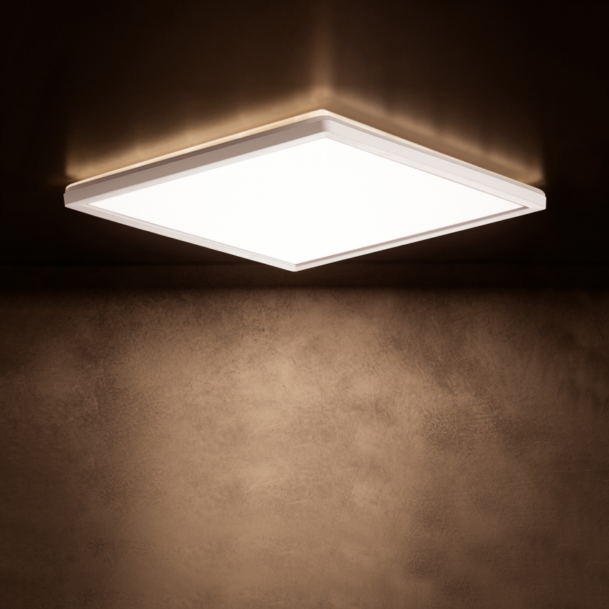 Luminaria de techo LED AZPO LED/22W/230V 3000/4000/6000K 42x42 cm IP54 blanco