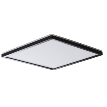 Plafón LED de techo AZPO LED/22W/230V 3000/4000/6000K 42x42 cm IP54 negro