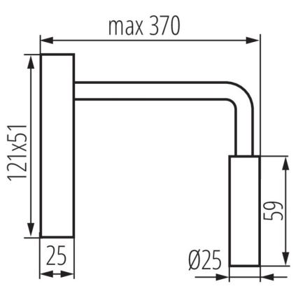 Aplique LED TONIL LED/2,7W/230V blanco