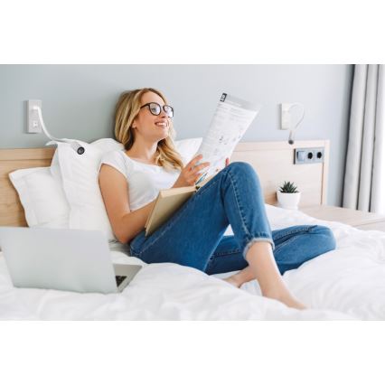 Lámpara flexible LED TONIL LED/2,7W/230V blanca