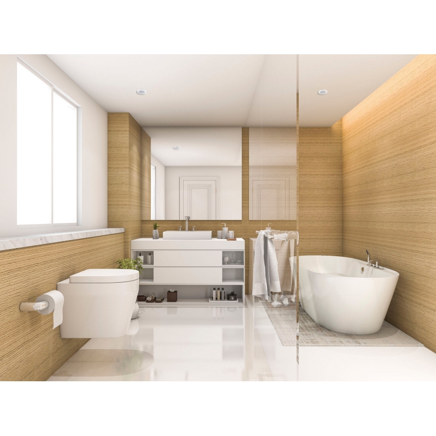 Plafón para baño FLINI 10W IP44 blanco