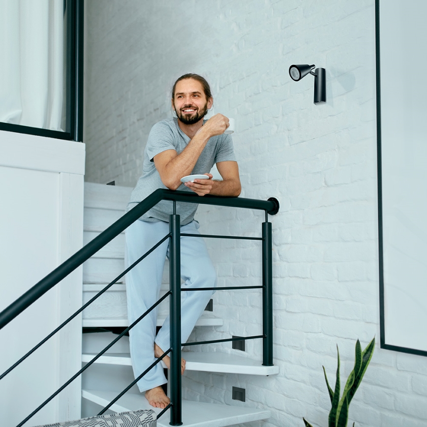 Luminaria LED para escalera ERINUS LED/0,8W/12V 3000K negra