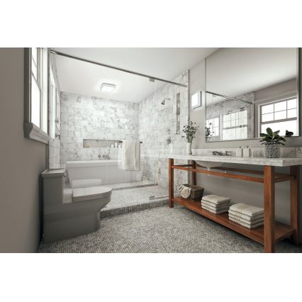 LED Plafón exterior con sensor BENO LED/24W/230V 4000K IP54 blanco