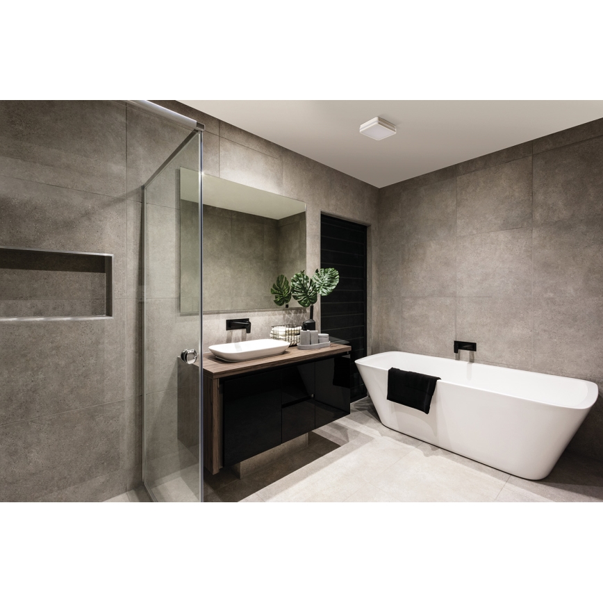 LED Plafón exterior con sensor BENO LED/24W/230V 4000K IP54 blanco