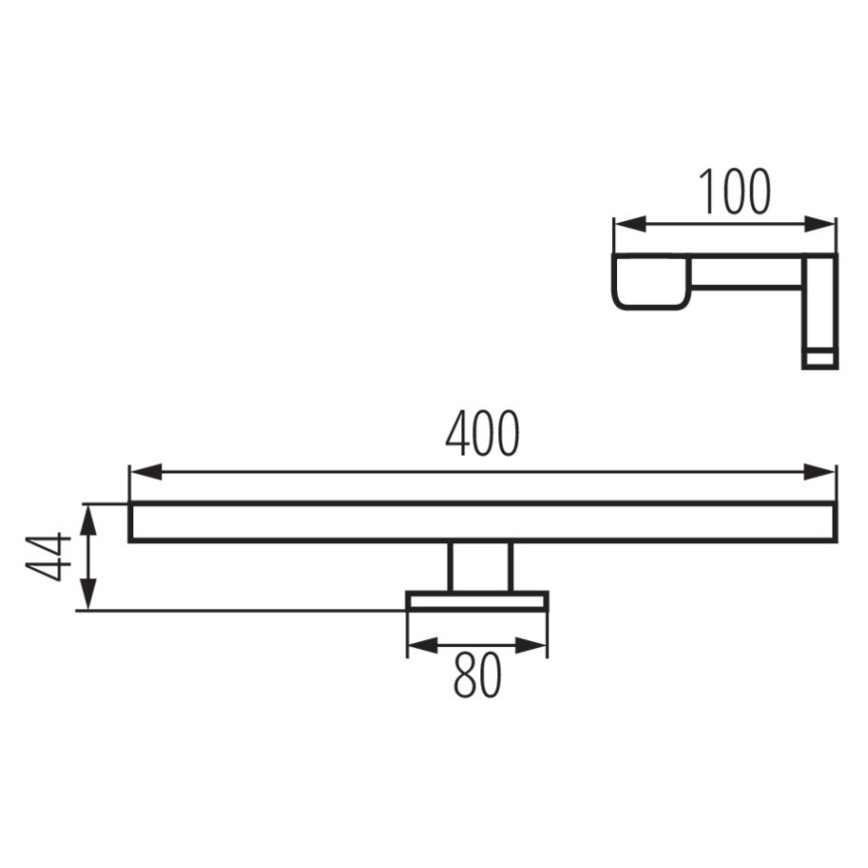 Iluminación LED para espejos de baño ASTIM LED/8W/230V IP44 blanco