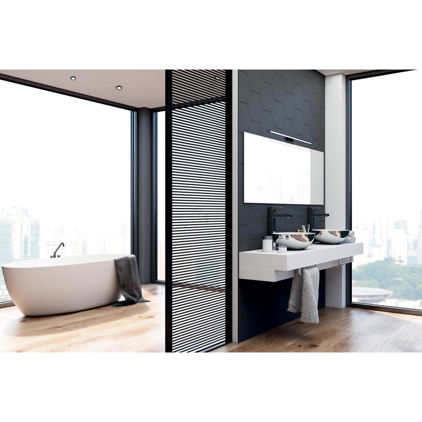 Iluminación LED para espejos de baño ASTIM LED/12W/230V IP44 negro