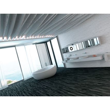 Iluminación LED para espejos de baño ASTIM LED/12W/230V IP44 negro