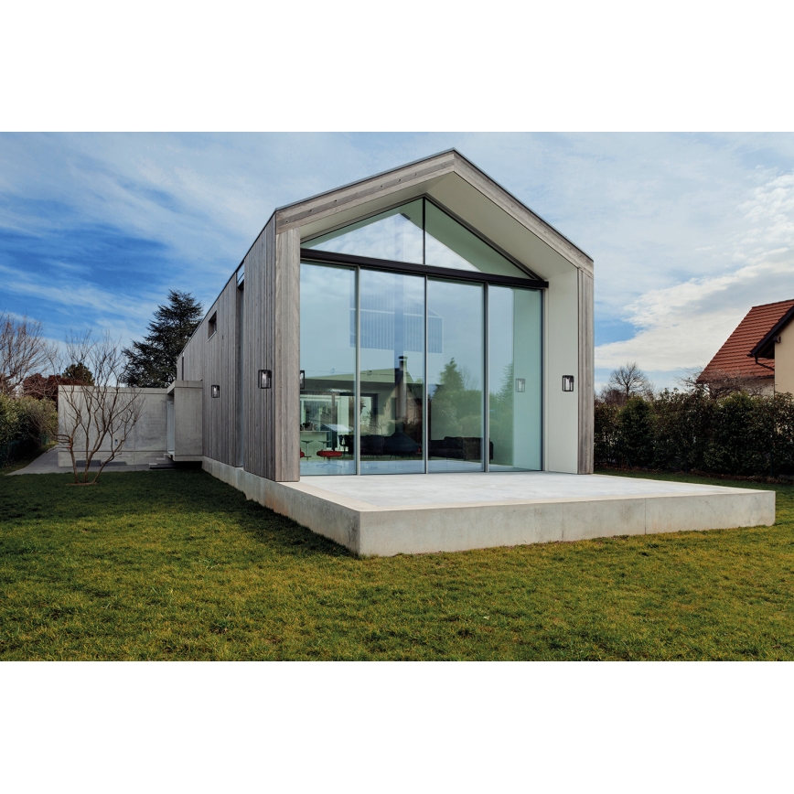 Aplique de exterior VIMO 1xE27/15W/230V IP44 negro