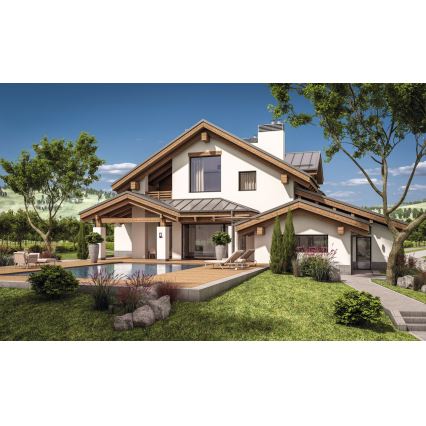 Aplique de pared exterior PEVO 1xGX53/11W/230V IP44 antracita