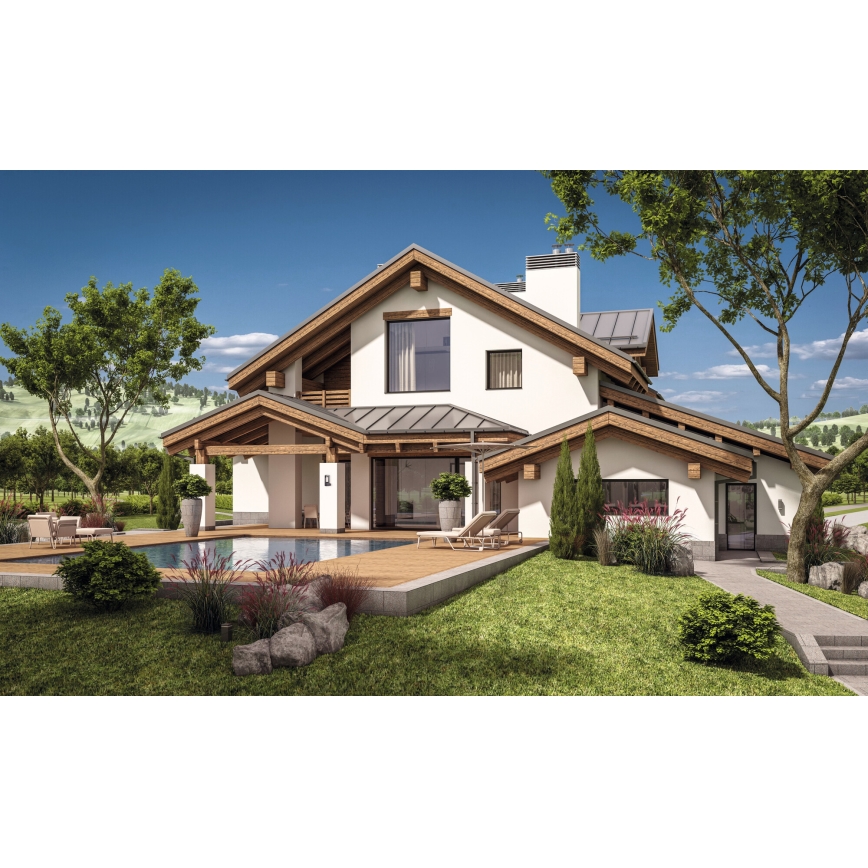 Aplique de pared exterior PEVO 1xGX53/11W/230V IP44 antracita