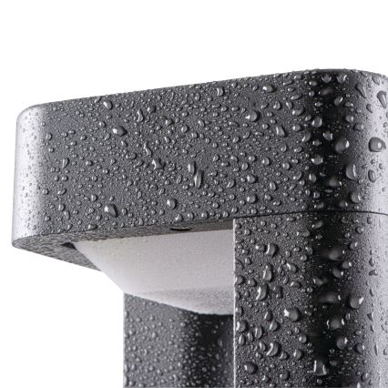 Aplique de pared exterior PEVO 1xGX53/11W/230V IP44 antracita