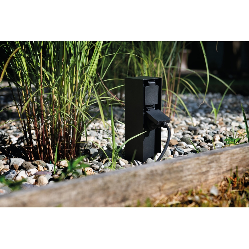 Columna de enchufe exterior DASTO 2Z Tipo E 230V IP44 antracita