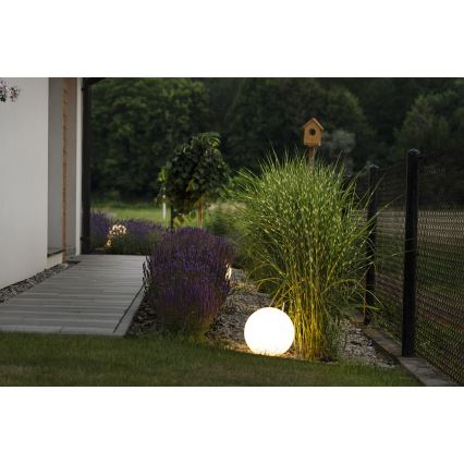 Lámpara de exterior STONO 1xE27/25W/230V diá. 78 cm IP65