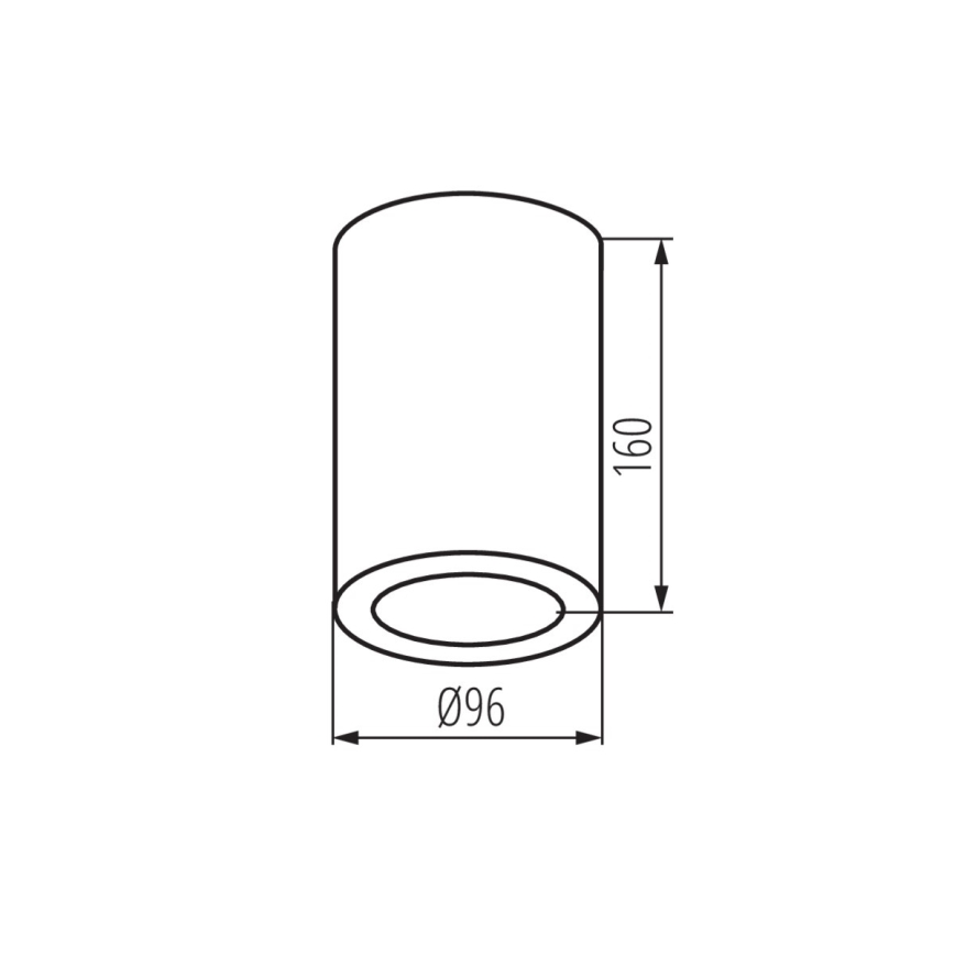 Foco de baño AQILO 1xE27/20W/230V IP65 negro