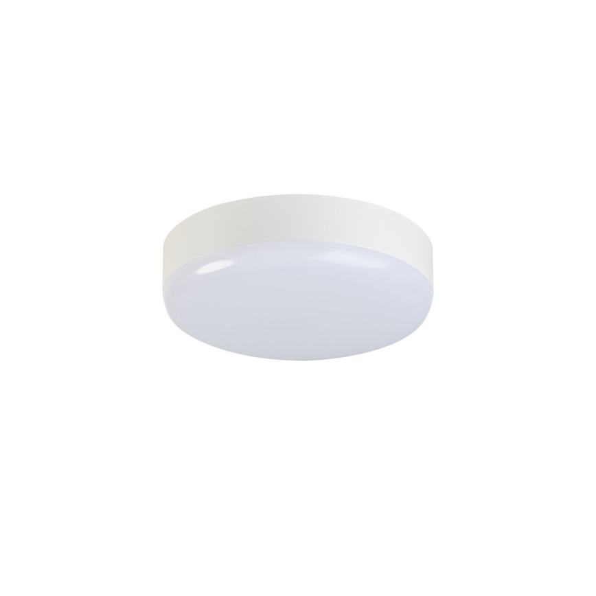 Plafón LED técnico con sensor de movimiento IPER LED/19W/230V IK10 IP65 redondeado blanco