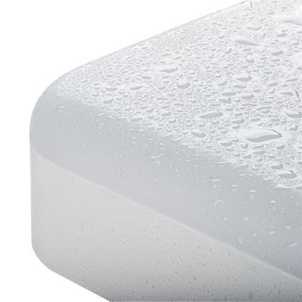 Plafón LED técnico con sensor de movimiento IPER LED/35W/230V IK10 IP65 cuadrado blanco