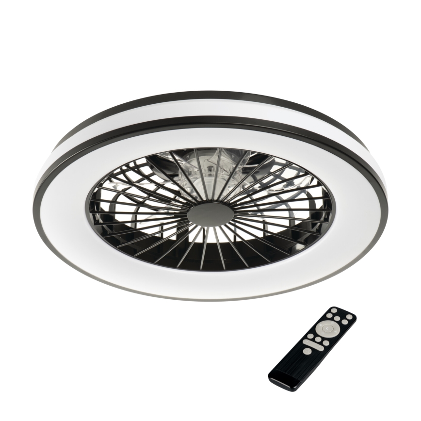 LED RGBW Plafón regulable con ventilador PLAVE LED/48W/230V 3000/4000/6500K + control remoto