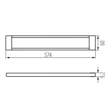 Iluminación LED regulable para muebles DAXA LED/9W/24V 3000/4000/5500K