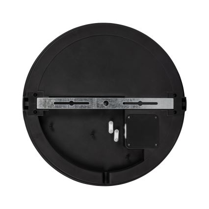 Plafón LED de exterior BENO ECO LED/12W/230V 3000/4000/6500K diá. 20 cm IP65 negro