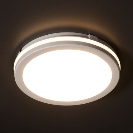 Plafón LED de exterior BENO ECO LED/30W/230V 3000/4000/6500K diá. 30 cm IP65 blanco