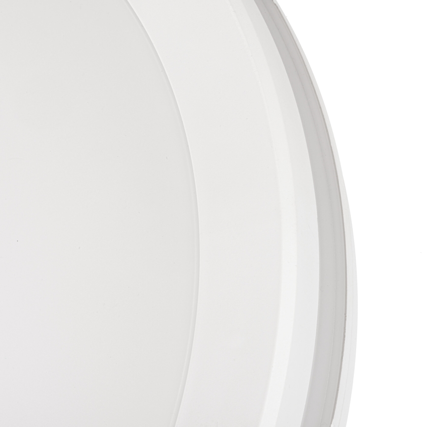 Plafón LED de exterior BENO ECO LED/30W/230V 3000/4000/6500K diá. 30 cm IP65 blanco