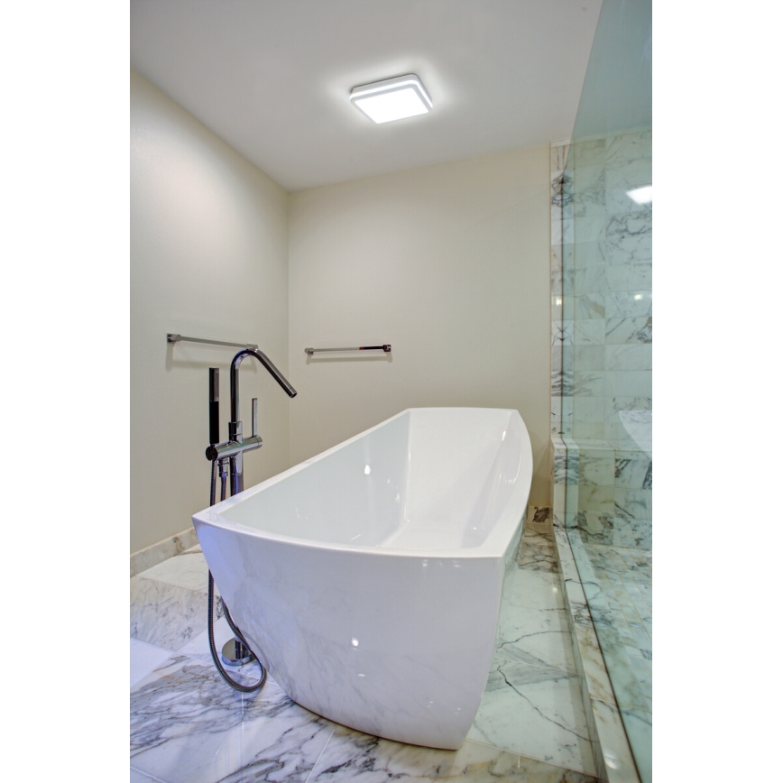 Plafón LED de exterior BENO LED/12/18W/230V 3000/3500/4000K IP65 blanco cuadrado