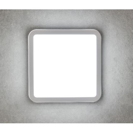 Plafón LED de exterior BENO LED/12/18W/230V 3000/3500/4000K IP65 blanco cuadrado