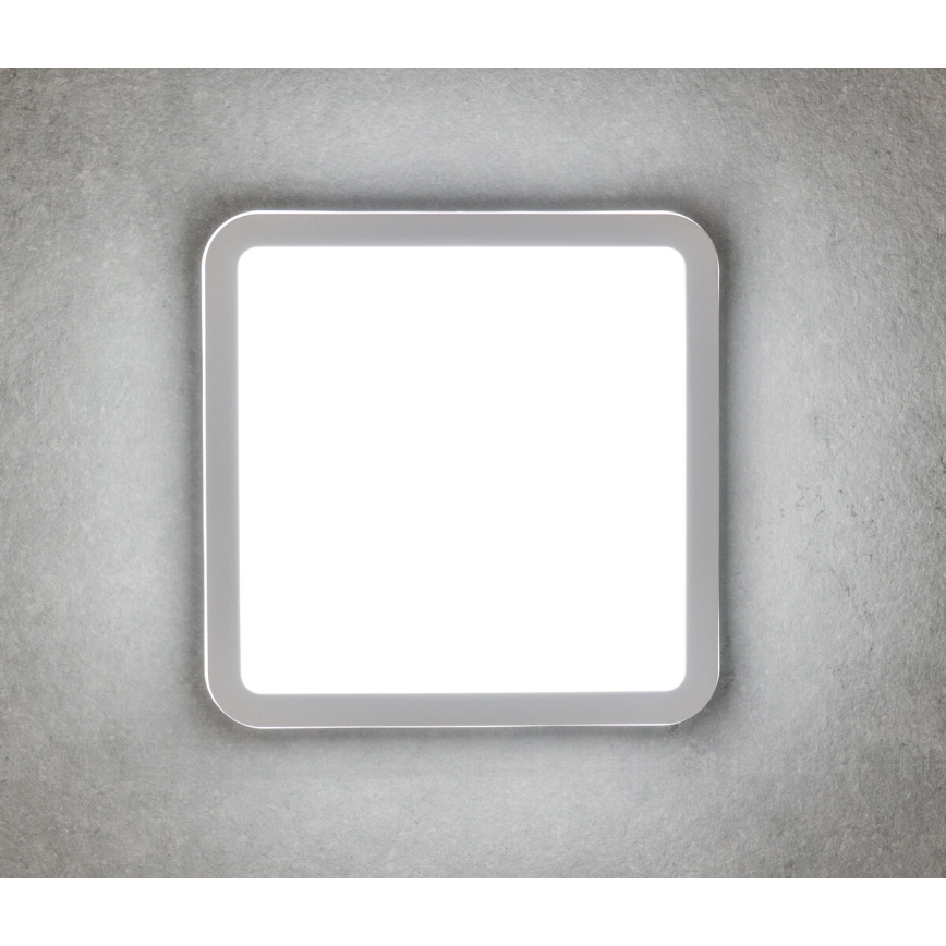 Plafón LED de exterior BENO LED/12/18W/230V 3000/3500/4000K IP65 blanco cuadrado