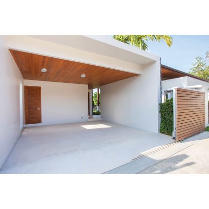 Plafón LED de exterior BENO LED/12/18W/230V 3000/3500/4000K IP65 blanco redondeado
