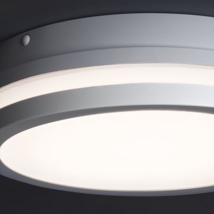 Plafón LED de exterior BENO LED/12/18W/230V 3000/3500/4000K IP65 blanco redondeado