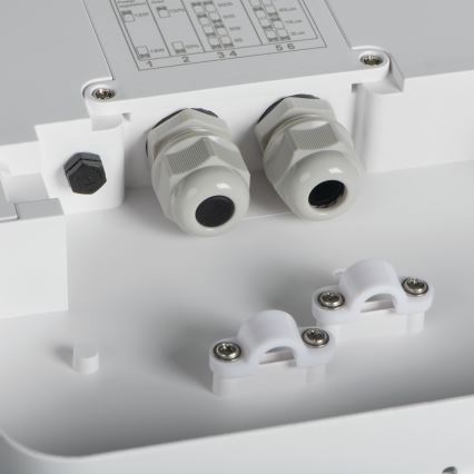 Plafón LED de exterior con sensor de movimiento BENO LED/24/30W/230V 3000/3500/4000K IP65 blanco cuadrado