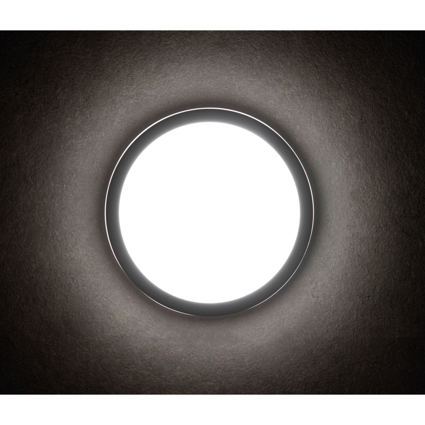 Plafón LED de exterior BENO LED/12/18W/230V 3000/3500/4000K IP65 antracita redondeado
