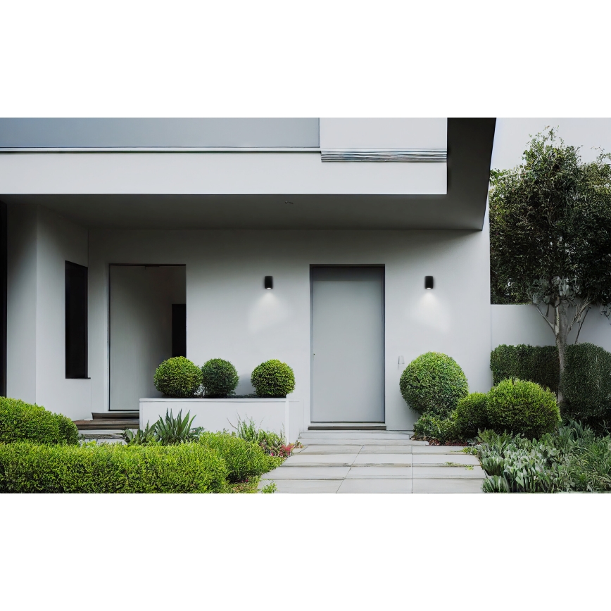 Aplique de exterior ZEVI 1xGU10/10W/230V IP54 antracita