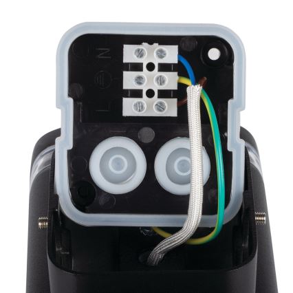 Aplique de exterior ZEVI 2xGU10/10W/230V IP54 negro
