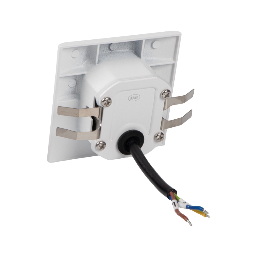 Luminaria LED para escalera EXIN LED/2,5W/230V 3000K IP65 blanco cuadrada