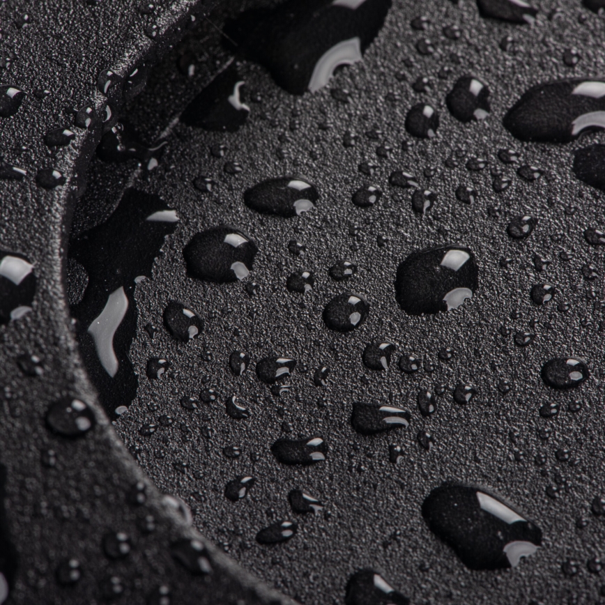 Luminaria LED para escalera EXIN LED/2,5W/230V 3000K IP65 negra, cuadrada